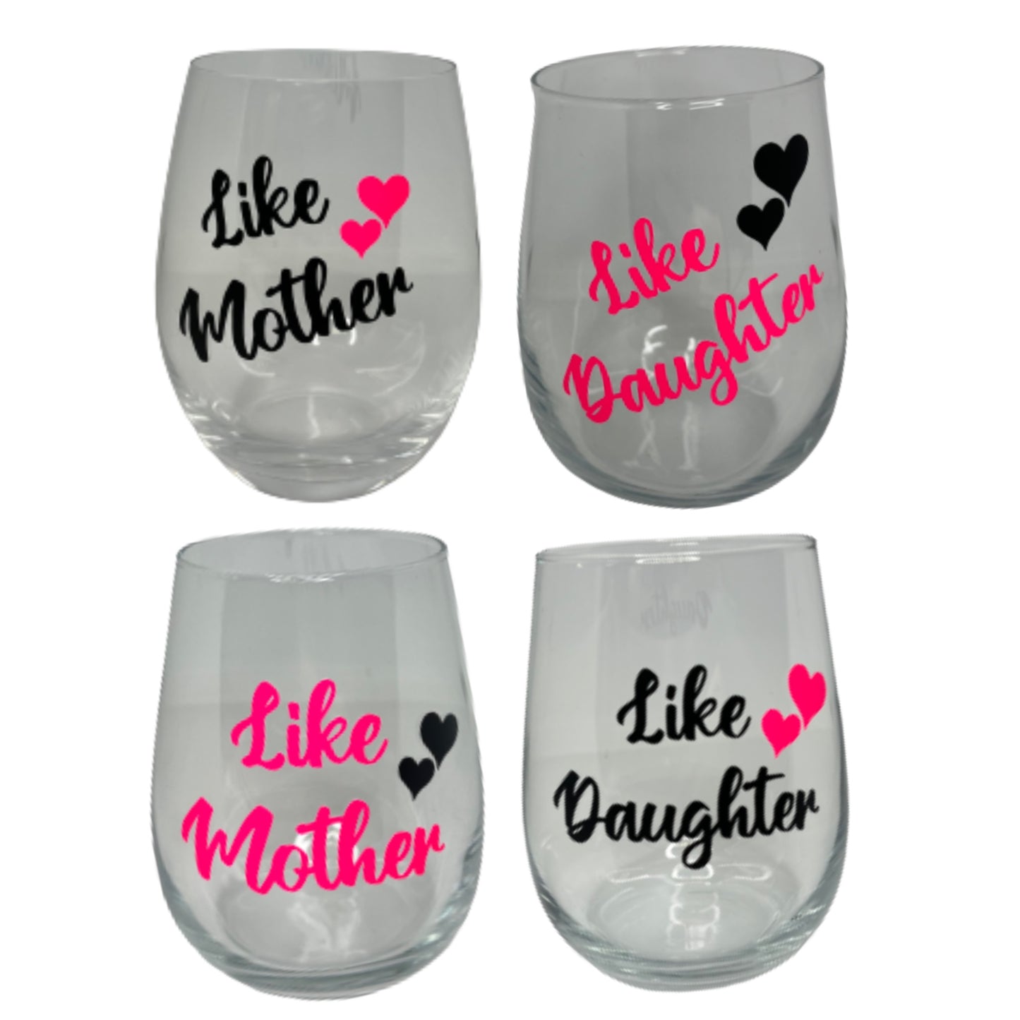 LIKE MOTHER LIKE DAUGHTER GLASS SET