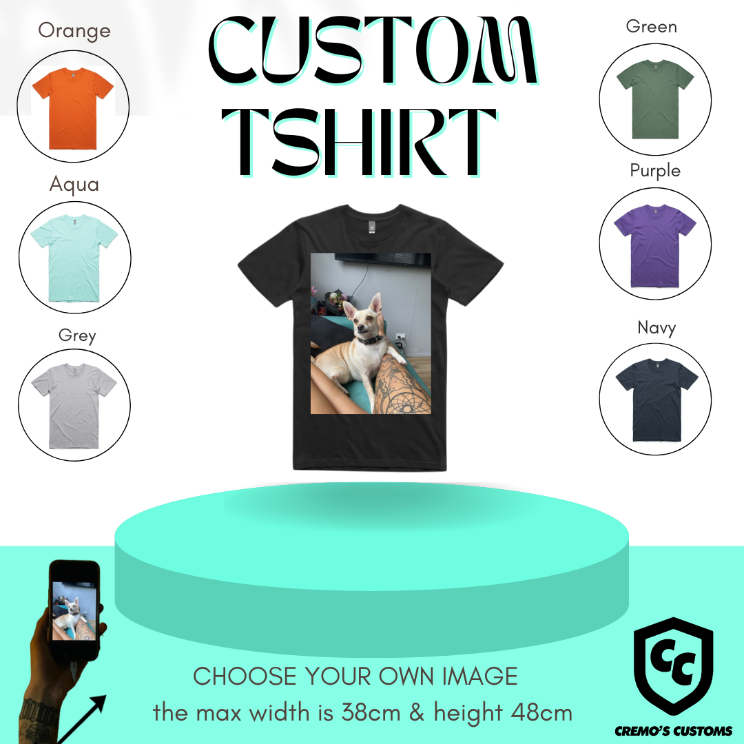 CUSTOM PHOTO TSHIRT
