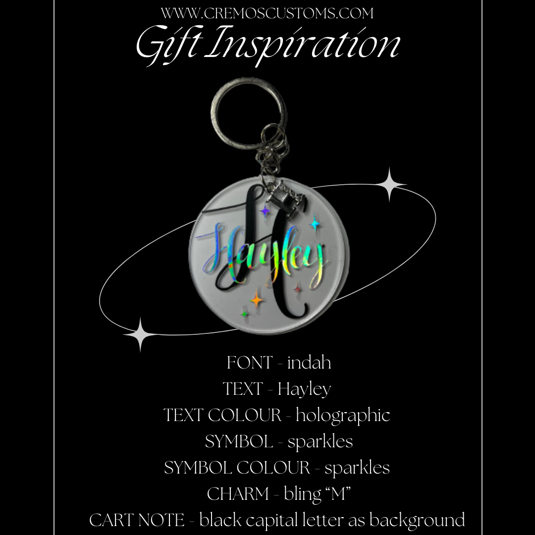 CUSTOM KEYRING