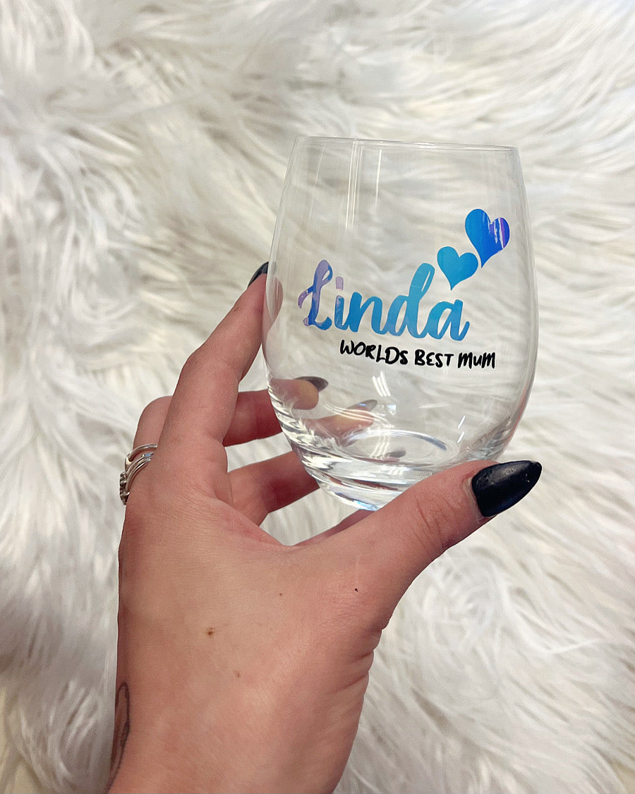 STEMLESS WINE GLASS