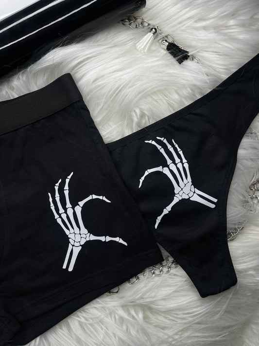 Couples Matching Halloween Underwear