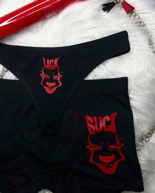 COUPLES MATCHING “IT” UNDERWEAR