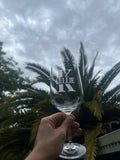 CUSTOM NAME ETCHED GLASS