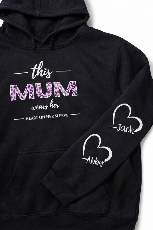 HEART ON SLEEVE HOODIE
