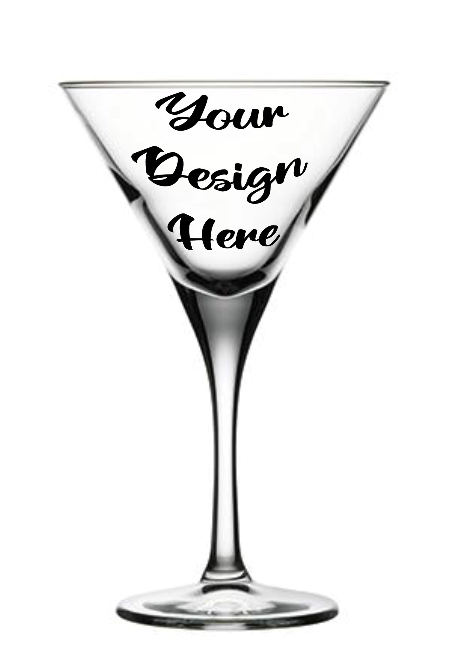 CUSTOM MARTINI GLASS