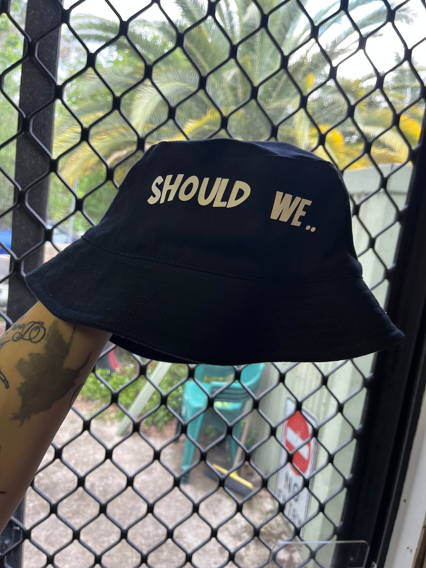 SHOULD WE GET A BAG? BUCKET HAT
