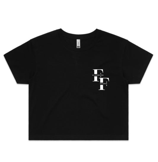 FLATCHESTED FUCKWIT MONOGRAM CROP