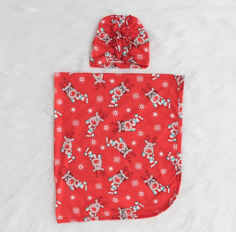 CUSTOM BABY BLANKET + HEADBAND