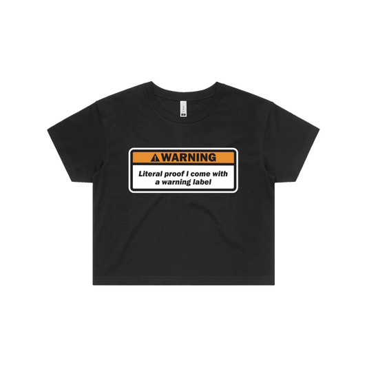 WARNING LABEL CROP