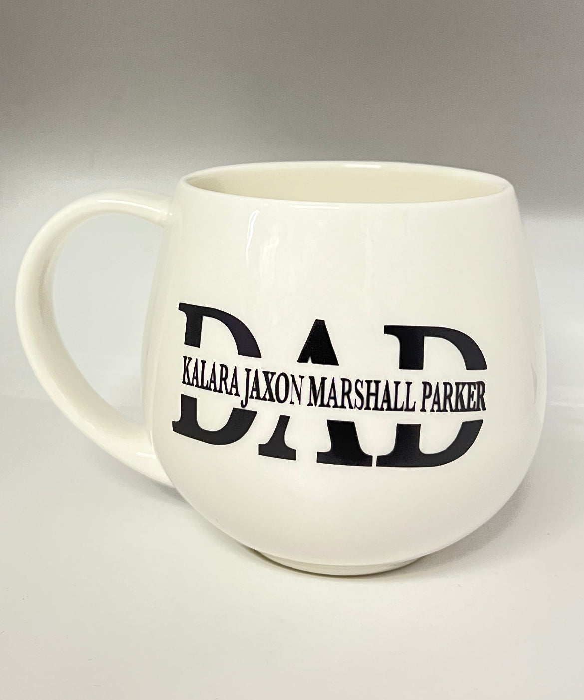 CUSTOM MONOGRAM HUG MUG