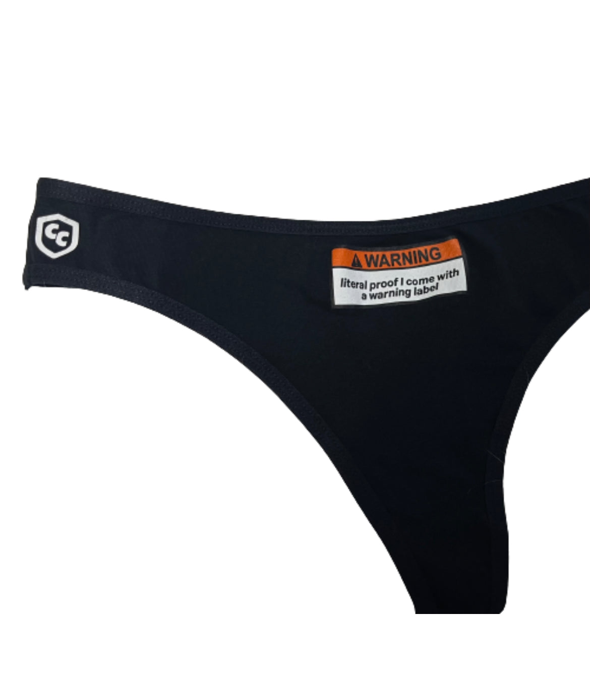 WARNING LABEL PANTIES